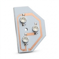 Carte de circuit imprimé en aluminium personnalisée avec LED et substrat thermique pour spots et downlights de plafond