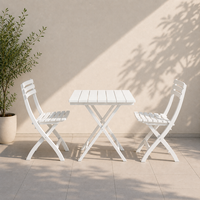 Großhandel Outdoor Picknick Esstische aus Kunststoff, quadratisch, klappbar, für Hochzeiten, Bankette, Garten, Harztische für Events und Partys