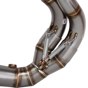 Tubo Delantero de Escape de Acero Inoxidable para Motocicleta Kawasaki <span class=keywords><strong>Z650</strong></span> <span class=keywords><strong>ER6N</strong></span> Ninja 650 VERSYS 650 con Interfaz de 51 mm - Product Image 6