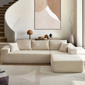 <b>Cheap</b> Shipping L-Shaped Cloud Couch Set with 2 Pillows Memory Foam Sectional <b>Sofa</b> Wholesale Compressed <b>Sofa</b> Set - Product Image 5