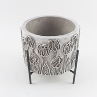 Populaire fleur motif Pots de fleurs maison extérieur jardin planteur décoration nordique créatif intérieur Pot de plante