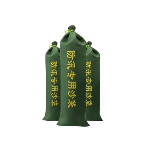 Großhandel Grüne Leinwand-Wasserdurchlässige Hochwasserschutz-Sandsäcke zur Naturkatastrophenvorbeugung - Product Image 6