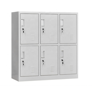 Armario de almacenamiento de metal para gimnasio, casillero personalizado de 6 y 15 puertas, precio barato para el personal de la escuela - Product Image 3