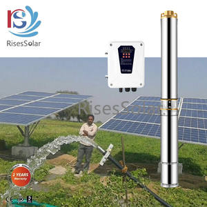 RisesSolar 2 pouces <span class=keywords><strong>pompe</strong></span> <span class=keywords><strong>solaire</strong></span> <span class=keywords><strong>immergée</strong></span> 2 pouces 48V <span class=keywords><strong>pompe</strong></span> à eau d'irrigation agricole 500W DC <span class=keywords><strong>pompe</strong></span> à pression Taizhou - Product Image 2