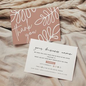 Biểu Tượng Tùy Chỉnh Kinh Doanh Thiệp Chúc Mừng Đầy Đủ Màu Sắc In Dịch Vụ Thiết Kế Thấp Moq Màu Be Tông Trực Tuyến Bán - Product Image 2