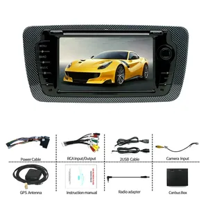 Radio de coche Android para Seat <span class=keywords><strong>Ibiza</strong></span> MK4 6j 2009-2013 Carplay inalámbrico Multimedia 2Din coche estéreo Autoaudio 7 "unidad principal de navegación - Product Image 6