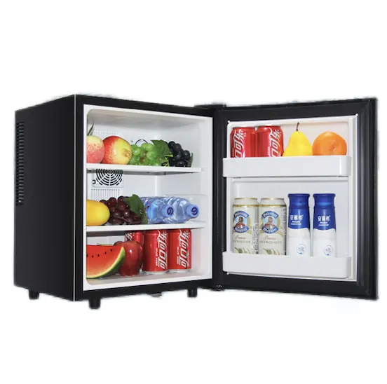 NUELEAD réfrigérateur prix usine pas de bruit 40l hôtel Mini réfrigérateur porte en verre