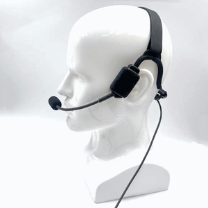 Auricular de seguridad con micrófono de brazo y cable de conducción ósea para radios Motorola/Hytera/Harris/Sepura STP9000 (sin cancelación de ruido) - Product Image 4
