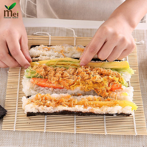 Tapis à <span class=keywords><strong>sushi</strong></span> en bambou sur mesure, réutilisable, antiadhésif, tissé à la main, commande en gros disponible - Product Image 4