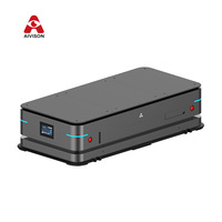 Bantingan Robot Mobile agv Harga Navigate 1000kg 2000kg beban dengan Unit angkat Robot LiDAR AGV AMR