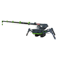Mini-grue araignée portable 3t, grue araignée hydraulique sur chenilles, télécommande sans fil, mini-grue de levage pour espaces étroits