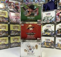 Boîte de présentation en acrylique transparente pour One Piece OP 07 Double Legend Booster Box, avec fermeture magnétique N52, boîte organisatrice anti-UV