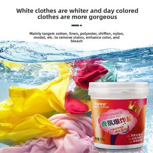 Vom Hersteller hergestelltes Haushalts waschmittel Farb sicheres explosives Salz Kleidung Bleichmittel Pulverpulver Duftendes Reinigungs mittel - Product Image 1