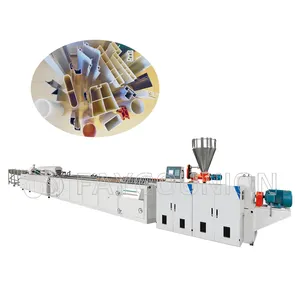 FAYGO UNION Plastic Profile Making Machine Double-screw Extruder Extrusion For PVC Window Door frame and Board