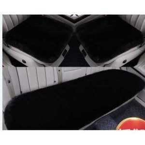 ชุดเบาะกำมะหยี่สีดำ 3 ชิ้น สำหรับตกแต่งภายในรถยนต์เพื่อความสบาย - Product Image 1