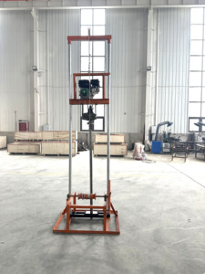 Appareil de forage de tuyau sonique d'essence/<span class=keywords><strong>électrique</strong></span> portatif de base de pile 80m de profondeur décapant colmatant concret équipement d'essai ultrasonique - Product Image 5