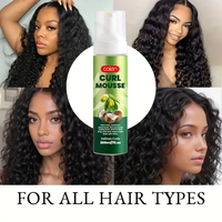 Mousse coiffante pour tresses et perruques, contrôle des frisottis, tenue forte, marque privée