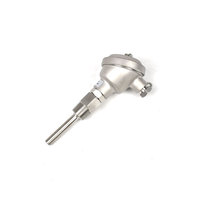 Terang Rtd Sensor Suhu Probe 3 kabel kabel 8*50Mm Pt100 Thermocouple