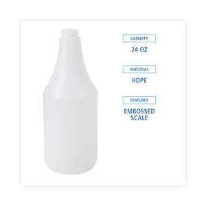Boardwalk BWK00024 24 Onzas Botella de Spray Transparente con Relieve para Limpiadores Multiusos, 24 Unidades por Caja - Product Image 5