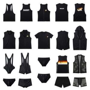 Traje <span class=keywords><strong>de</strong></span> Baño Negro <span class=keywords><strong>de</strong></span> Corte Triangular para <span class=keywords><strong>Hombre</strong></span>, Estilo Bear & Confident Fit, Tela Mate 82% Poliamida, para Fiestas, OEM - Product Image 2