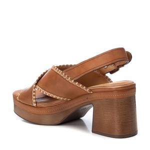 Sandalias de Tacón para Mujer Carmela, Color Camel, Plataforma, Tacón Cuadrado, Zapatos de Verano - Product Image 3