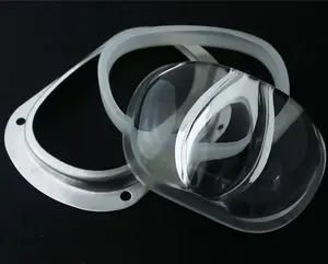 cob oval optical asymmetrical glass lens for cob led