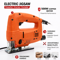 Scie sauteuse électrique 500W sans balais, à vitesse variable, outil électrique pour la découpe du bois