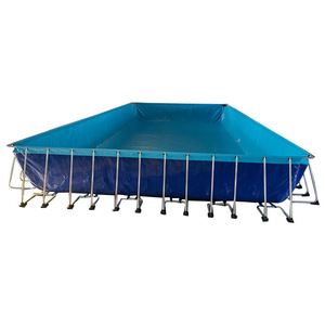 สระว่ายน้ำเป่าลมกลางแจ้งทรงสี่เหลี่ยมผืนผ้า อุปกรณ์สวนน้ำ PVC ขนาดใหญ่ สระฝึกซ้อม ไม่ใช้แบตเตอรี่ เป็นมิตรกับสิ่งแวดล้อม - Product Image 2