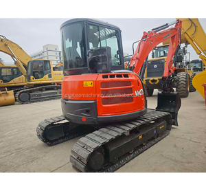 Excavadora Yanmar VIO55 Usada de Japón con Almohadillas de Goma y Cucharón Inclinable, Mini Excavadora Yanmar 55 Usada en Venta - Product Image 1