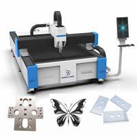 Máquina de Corte Láser de Fibra Económica de Mesa Única, Equipo de Corte Láser de Chapa Metálica CNC de Alta Precisión con Certificación CE