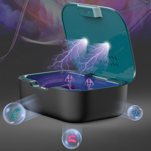 HD100 Family Hearing Aid Case Cleaner Led UVC Sanitizer Earphone Drying <strong>UV</strong> Light Sterilizer Holder Dryer Box - Product Image 2