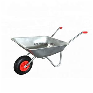 รถเข็นล้อเดียวโลหะชุบสังกะสีแบบยุโรปสำหรับงานหนัก - Product Image 1