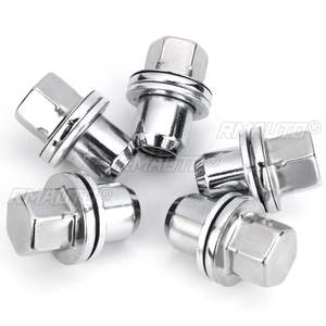 5/10/15/20 piezas RRD500290 Tapa de tuerca de rueda de acero inoxidable para Land Rover Discovery 3 4 Range Rover L322 Sport 2004-2009 - Product Image 3