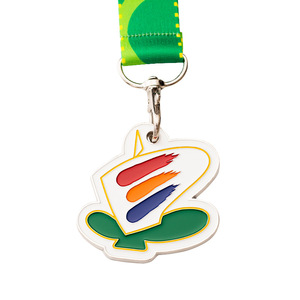 Medallas de aleación de zinc hechas a medida para concursos de arte y eventos corporativos con diseño de caligrafía, regalos empresariales - Product Image 2