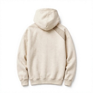 Sudadera con Capucha Unisex 100% Algodón Felpa Antiarrugas 470g, Color Sólido, Bolsillo Canguro Frontal, Corte Holgado - Product Image 2