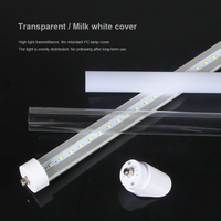 US Standard T8 LED Tube FA8 Unique Pin Header 1ft 2ft 3ft 4ft 5ft 8ft LED Tube Fluorescent Remplacement T8 tube de lumière