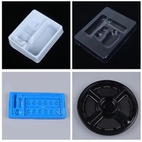 Boîte d'emballage PP sur mesure avec insert en plastique thermoformé sous vide pour l'emballage d'accessoires de jouets et de quincaillerie