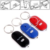 BSBH Mini-sifflet Anti-perte détecteur de clé clignotant bips télécommande enfants porte-clés auto-défense porte-clés pour femmes rappel d'alarme