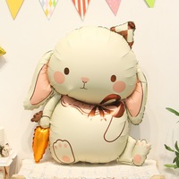 Nouveaux styles de ballons en latex à motif animal de dessin animé pour fête d'anniversaire, crabe et renard mignons, décorations personnalisées pour fête d'anniversaire