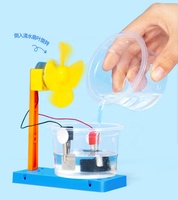 Kit de Materiales para Experimentos Científicos DIY: Tecnología de Ventilador de Generación de Energía con Salmuera, Pequeño Ventilador de Plástico para Niños y Estudiantes
