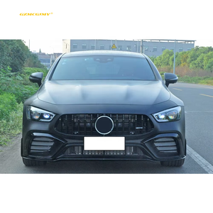 2018 POUR KITS DE CARROSSERIE pour Mercedes Ti <span class=keywords><strong>Gt</strong></span> Classe 4 portes Kit de carrosserie Mise à niveau vers Gt63 <span class=keywords><strong>S</strong></span> Style Pare-chocs Nouvel État Accessoires de voiture Aut - Product Image 4
