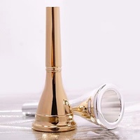 Hot Selling Stainless Steel French Horn Mouthpieces Instrument Accessories for Wholesale Trumpet Mouthpiece Brass Plated