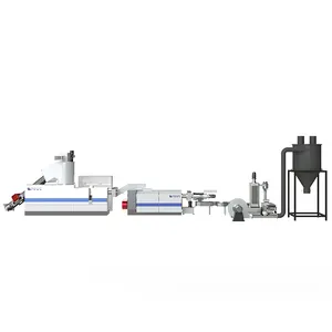 Plastic Granules Machine--150 Mm Screw Extrusion Granulation Production Line Scrap Farm Film Recycling Pelletizer CE ISO9001