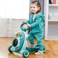 Marcheurs pour bébé, produits pour bébés, jouets, musique, lumière, marcheur pour bébé multifonctionnel pliable 4 en 1 avec roues et siège