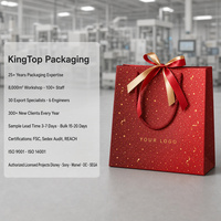 Sacs cadeaux de luxe en papier kraft blanc, recyclables, pour bougies et artisanat, avec poignées, prix de gros usine