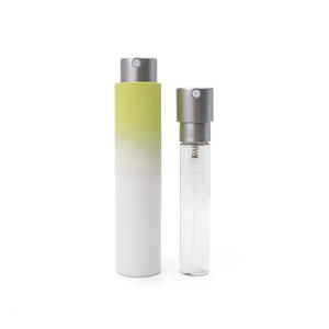 Venta al por Mayor de Botellas de Perfume de Lujo Personalizadas de Vidrio de 8 ml, Recargables, con Pulverizador de Niebla, Color Degradado, Tamaño de Bolsillo, con Caja de Papel - Product Image 2