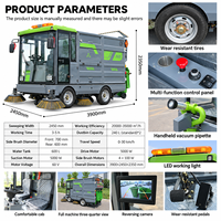 Véhicule de voirie électrique G480 à forte performance, capacité de bac à déchets de 480L, moteur électrique pur, haute efficacité, réservoir d'eau de 600L pour le nettoyage des routes