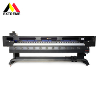 Máquina de plotter de impresión con 2 uds I3200/ XP600 3,2 M impresora de sublimación de gran formato para publicidad en interiores y exteriores