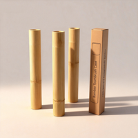 Boîte de rangement en bambou naturel pour brosse à dents, étui de voyage en bambou pour hôtel