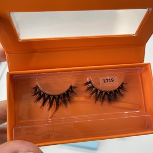 Prix de gros, logo privé personnalisé, <span class=keywords><strong>cils</strong></span> en faux vison de 12 mm, <span class=keywords><strong>cils</strong></span> 3D de luxe, bande complète, <span class=keywords><strong>cils</strong></span> naturels longs et courts - Product Image 1